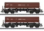 Marklin 48460 HO Wiebe Type Fas 4-Axle Dump Car (Set of 2)