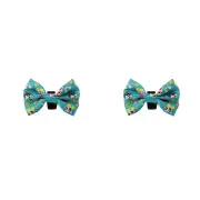 2x The Stubby Club Powerpuff Girls Dress Up Accessory Pet Dog Bowtie/Ribbon Neck