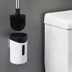 Toilet Brush with Adhesive Cleaning Toilet Wall Mounted Toilet Brush Hygienic