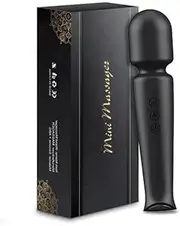 Wireless Waterproof Mini Wand Massager - Powerful USB Rechargeable Vibrator for Relaxation & Pleasure