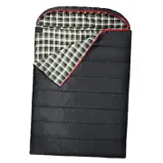 Cotton Double Sleeping Bag for Adults, 2 Person Cold Weather Queen Size