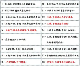 台灣三洋SANLUX 數位無線電話機(二色) DCT-8916 (8.8折)