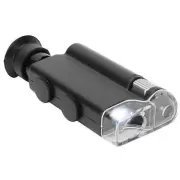 200-240X LED Light Mini Magnifier Pocket Loupe Glass Jeweler Microscope Jewelry