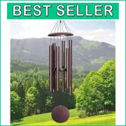 36" Outdoor Wind Chimes in Bronze - Deep Tones for Memorial Remembrance
