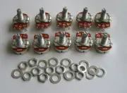10x B250K Large Linear Guitar Pots 18mm Long Shaft 250K Guitar Potentiometers