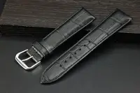 在飛比找Yahoo!奇摩拍賣優惠-進口皮料啞光高質感21mm替代ck armani seiko