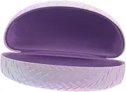 [WESIEVYA] Fashion Eyeglass Case Durable PU Zipper Glasses Case for Men Unique Gradient Design Protective Hard Shell Sunglasses Storage Portable Lightweight Eyewear Holder