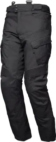 Modeka Lucano waterproof Motorcycle Textile Pants, black, Size M for Men