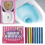 8pcs(1 Box) Toilet Bowl Cleaner Freshener Stick Cistern Grime Deodorizing VP