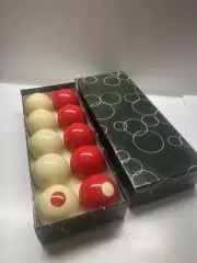 10 Vintage Aramith Snooker Billiard Balls 2 1/8" Belgian Bumper Pool NOS