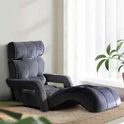 1 Seater Sofa Bed Artiss Floor Lounge Armrest