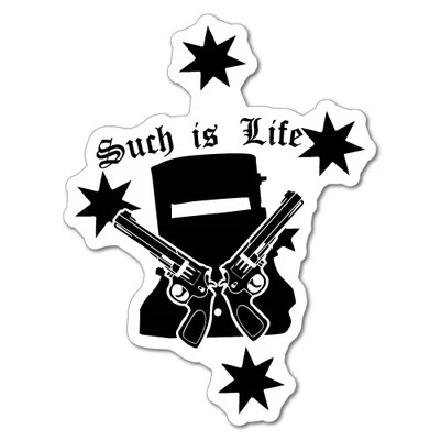 Such Is Life Guns Sticker Aussie Car Flag 4x4 Funny Ute #5264EN