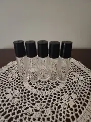 10ml Empty Glass Roll On Bottle Essential Oil Roller Ball Bottles 5pcs Set