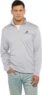 Vantage Apparel Men's Collegiate Micro Mesh Performance Gray 1/4 Zip Pullover, Providence Friars, Large