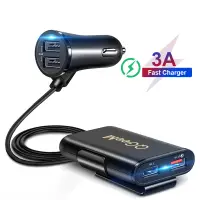 在飛比找蝦皮購物優惠-4 Usb Qc 3.0 Car Charger Quick