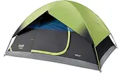[Coleman] Sundome Dark Room Tent, 4/6 Person Tent Blocks 90% of Sunlight to Keep Inside Cool, Weatherproof Tent with Rainfly & Easy Setup in Minutes