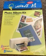 Invent It ~ Photo Album Kit ~ Inkjet Printers ~ Create Your Own Photo Album