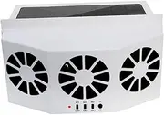 MAGICLULU Solar-Powered Car Fan Solar Attic Exhaust Fan for Cool Air Conditioner Car Window Ventilation