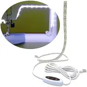 [Madam Sew] Sewing Machine Light Strip, 12” USB LED Light Strip with Clean White Lights for Brother, Janome, Babylock, Pfaff – Dimmable Strip Light for Sewing Machine with 98” Power Cord and Clips