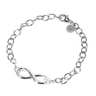 二手品 Tiffany&Co.無限符號925純銀手鍊