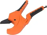PVC Pipe Cutter, Cuts Up to 2-1/2 Inch, Heavy Duty Aluminum Ratchet Pipe Cutter Tool, Pipe Shears with Anti Slip Handle for PVC, PPR, PE, PEX, Plastic Hoses & Plumbing Pipes