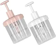 PLAFOPE 2pcs Face Wash Bubble Maker Foam Pump Bottle for Soap Facial Wash Bubble Maker Foam Maker for Face Wash Reusable Plastic Bubble Cup