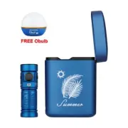 Olight Baton 3 Premium Edition Summer w/Wireless Charger, 1200 Lum, FREE Obulb