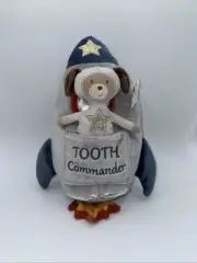 Mon AMI Spaceship Tooth Commander Pillow Tooth Fairy Gift 14”
