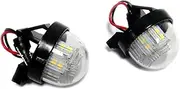 FIQOME 2x LED License Number Plate Light White Canbus, for 1998-06 Grand Vitara Alto Wagon R+ 2015+ Vitara LY 2004+ Jimny, for Swift, RS Car Number Plate Led Light