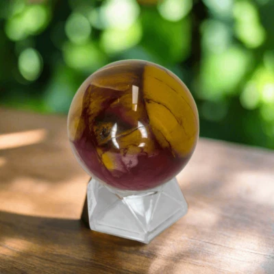 Genuine Mookaite Crystal Sphere 314 grams - 6cm
