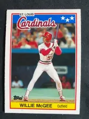 1988 TOPPS #46 WILLIE MCGEE NM-MT BASEBALL CARD