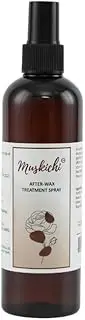 MUSKICHI After Wax Lotion for All Skin Types with Tea Tree Oil & Rose Extracts | Waxing Hair Cleaning with Naural Extracts & Vitamin E for Hydration & Softening- 200 ML