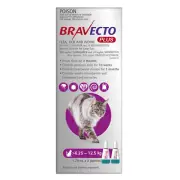 Bravecto Plus Large Cat 6.25-12.5kg Purple 2Pk Flea Tick Worm Treatment Feline