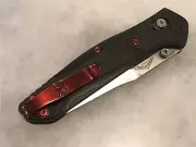 RED Titanium Clip & Stainless Steel Screws Set For Benchmade 940-1 940-2 Knife