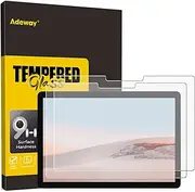 [2 Pack]Adeway Screen Protector for Microsoft Surface Go 4/3/2/1 10.5 inch, Easy Installation/Anti-Glare/Writing Like on Paper/Matte/Support Surface pen