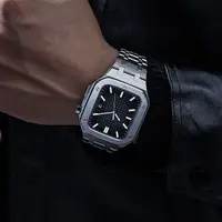 在飛比找蝦皮商城精選優惠-高級感 不鏽鋼錶帶 適用 Apple Watch 9 8 7