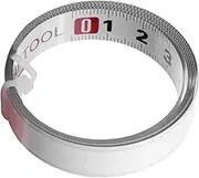 POPETPOP Body Tape Measure Flexible Track Self- Adhesive Measuring Tape with Adhesive Backing Steel Miter Track Tape 1m Stainless Steel Ruler Body Stickers