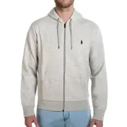 Polo Ralph Lauren Men's Double-Knit Full-Zip Hoodie Light Sport Heather (S-XXL)