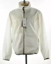 C.P. (CP) Company NWT Pro-Tek Windbreaker Jacket Size M in White w Green Trim