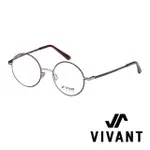 【VIVANT】韓國 正圓框 文青系列 光學眼鏡(．個性酒紅 PRIMIER-II C3)