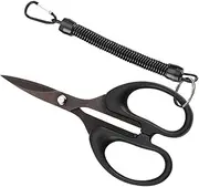Milisten Professional Portable Fishing Line Scissor Compact Wire Cutter for Braided Line Durable Coated Fishing Shears for Easy Operation and Use