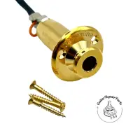 Takamine TP0808G Pro Series Pre-wired Endpin Jack Assembly - Gold