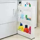 Rolling Laundry Organizer Pantry Shelf Rack Cart