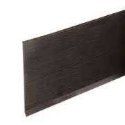 20ft x 6" Baseboard Trim Peel and Stick Flexible Molding Black Walnut Wood Grain