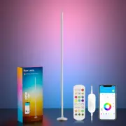 TJOY Smart LED Floor Lamp, RGB+IC Modern Corner Floor Lamps with Remote&APP, ...