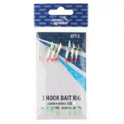 2 Pack of Jarvis Walker 3 Hook Bait Rigs