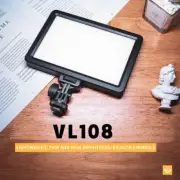 VIJIM VL108 Color Temperature Flat Panel LED Light for Youtube Video Fill Light