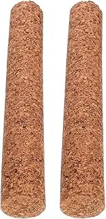 ABOOFAN Long Wood Corks 30cm 2pcs 46mm Wooden Cylindrical Cork Plugs Wine Stopper Corks Wine Bottles Corks Replacement Cork Stoppers for Wine, Beer, Bottles