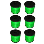 .095 Round String Trimmer Line (6) Rolls Fits John Deere 21S Fits McCulloch IIHD