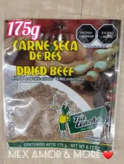 4 PACK! TIA LENCHA MACHACADO CARNE SECA SHREDDED BEEF JERKY 175gr MONTERREY NL